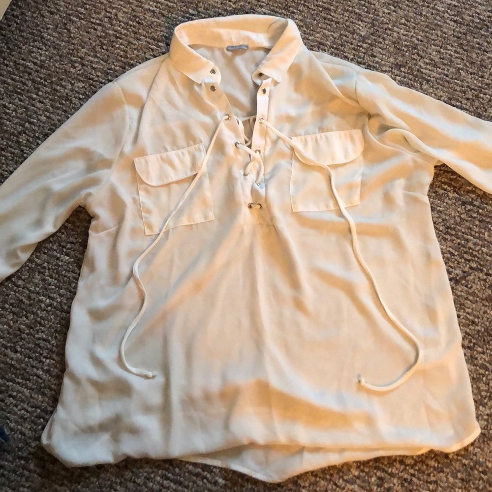 White Charlotte Russe blouse